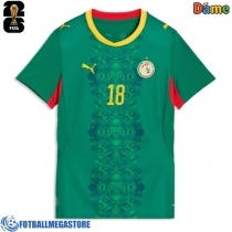 Fotballdrakt Dame Senegal Ismaila Sarr #18 Bortedrakt VM 2026 Kortermet